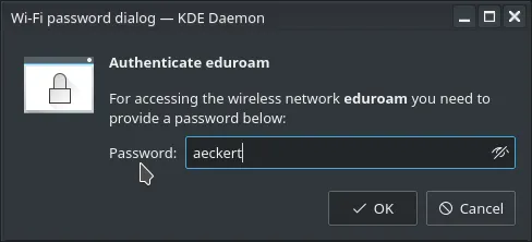 Eduroam validation